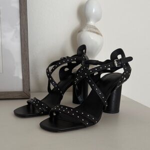 Rebecca Minkoff Black Studded Women's Heels